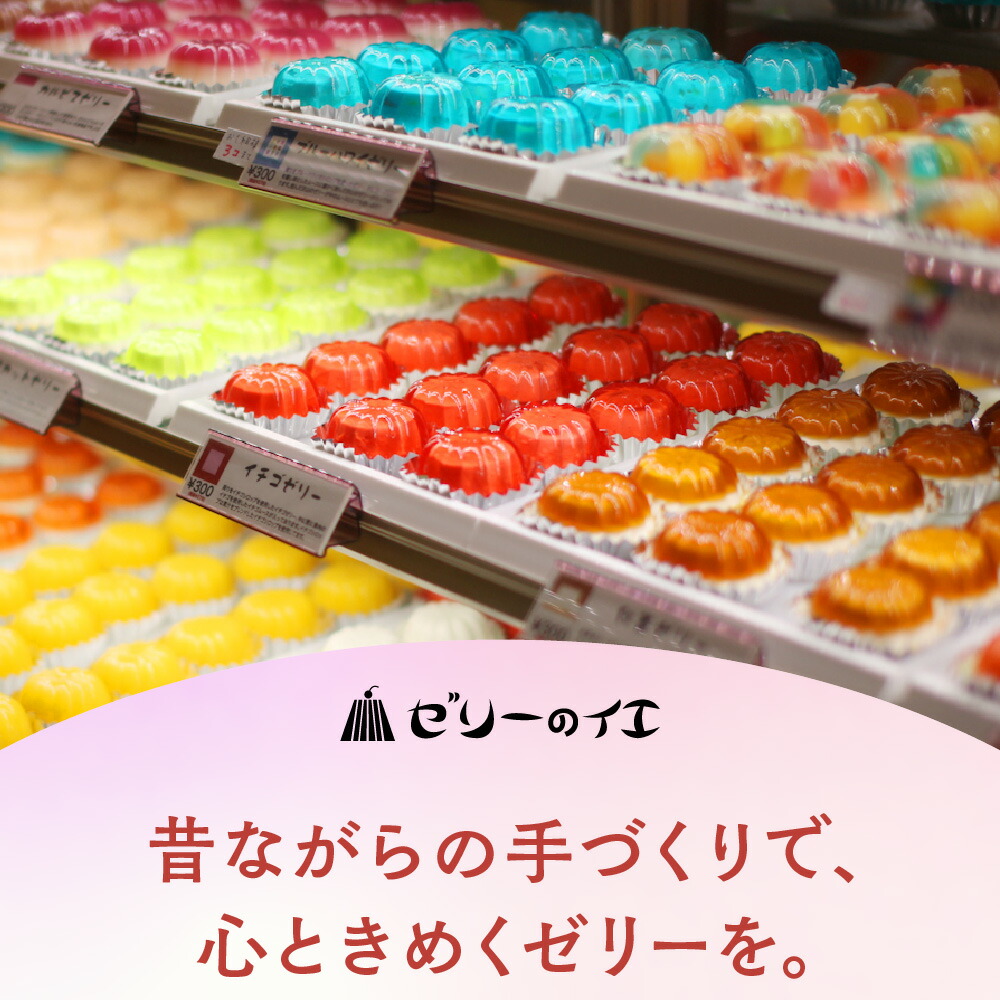 ゼリーのイエ ゼリー12個詰め合わせセット | カラフル 菓子 おかし スイーツ デザート 食品 人気 おすすめ | ZR001