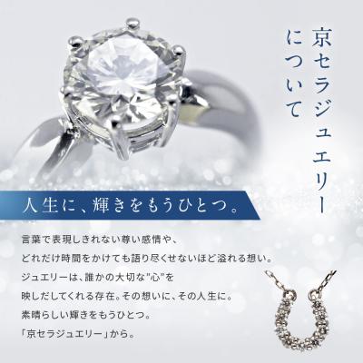 ふるさと納税 京都市 【京セラ】天然ダイヤモンド ネックレス【馬蹄/ペンダント/プラチナ/4月誕生石】(ジュエリー) |  | 03