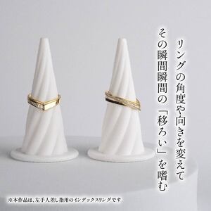 ダイヤモンド リング ブラックサファイア K18 イエローゴールド KARATI ダイヤモンド