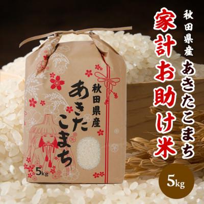 ふるさと納税 八郎潟町 あきたこまち 家計お助け米 5kg【白米】令和7年産 秋田県産 こまちライン