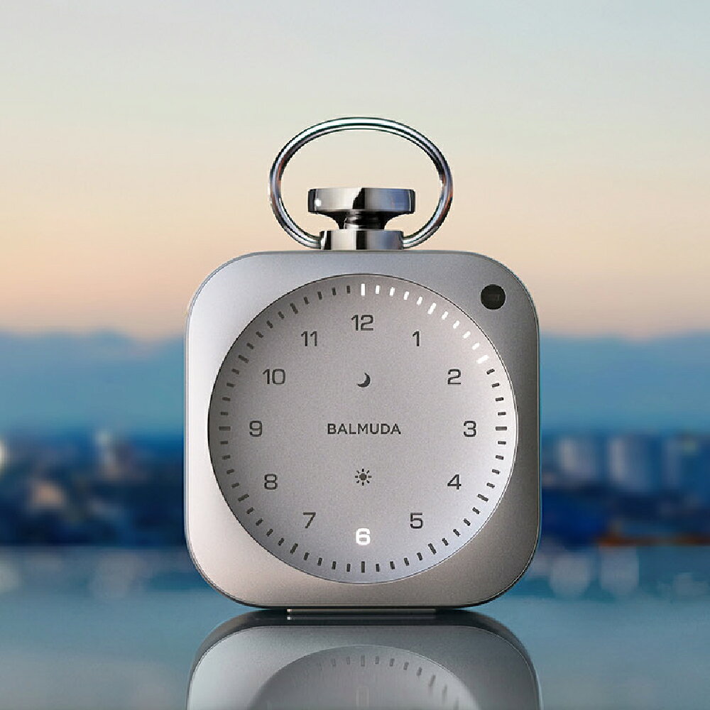 【ふるさと納税】 BALMUDA The Clock シルバー バルミューダ 時計 置き時計 目覚まし時計 アラーム タイマー サウンド 多機能 クロック シンプル アルミニウム リビング オフィス インテリア 雑貨 家具 生活 東京都 武蔵野市 送料無料