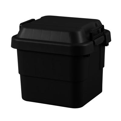 ふるさと納税 恵那市 アウトドア　収納ケース　ブラック　Sサイズ2個組　