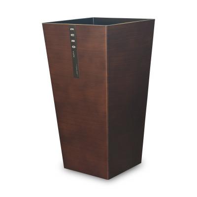 ふるさと納税 和歌山市 ユーロスタイルBOX  L角 木目 9.5L 場所を取らないスリムな木目調ゴミ箱