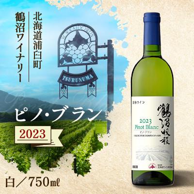ふるさと納税 浦臼町 鶴沼収穫ワイン【ピノ・ブラン】2023年産　白ワイン 辛口
