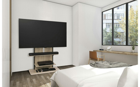 テレビ台 スタンドテレビ台 UTS-900R-LN ライトナチュラル