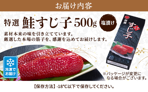 【令和6年新物】特選　すじ子　500g【配送不可地域：離島】