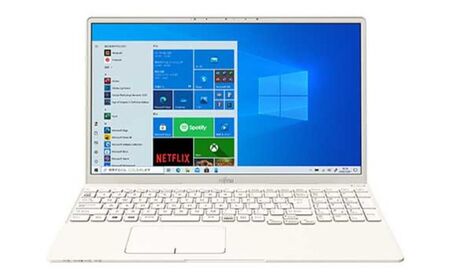 【15.6型】富士通 ノートパソコン FMV LIFEBOOK TH77/E3 FMVT77E3W Win10 整備済み品 フルHD WPS Office搭載 新品同様