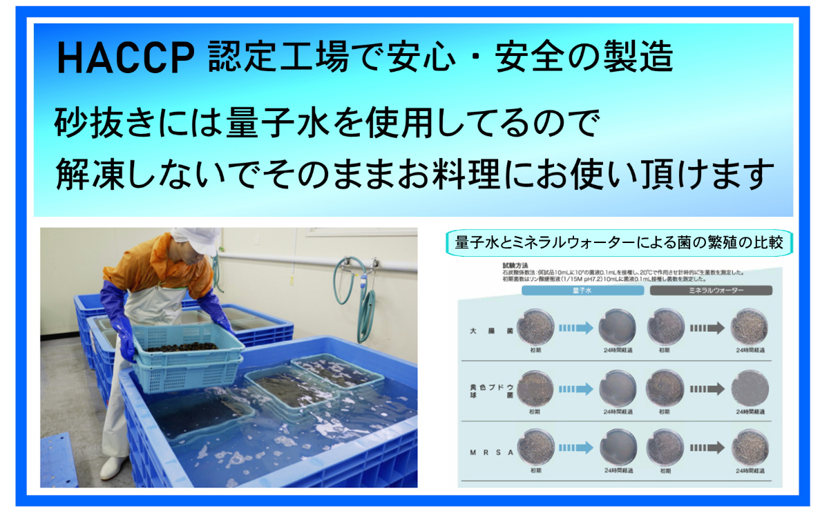 網走湖産 天然大粒 大和しじみ 2.5kg ※着日指定不可 ABX033