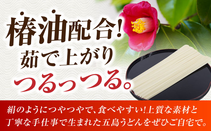 【12回定期便】【ギフト】五島うどん 白8袋（あごだしスープ付） 五島市/五島あすなろ会うまか食品[PAS022] あごだし スープ 細麺 乾麺 手延べうどん セット
