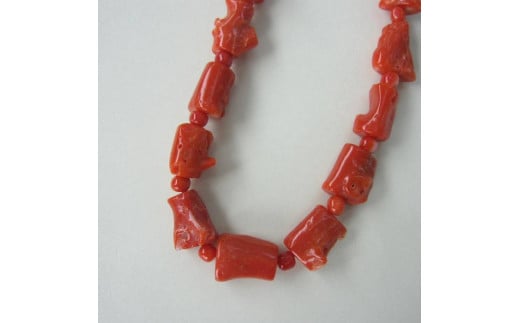 珊瑚職人館の珊瑚ネックレス85