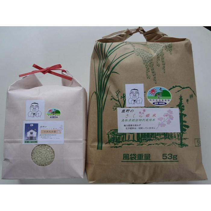 【ふるさと納税】【2026年9月下旬～発送予定】おいしい米食べ比べセットB | 鳥取 コシヒカリ こしひかり いのちの壱 送料無料