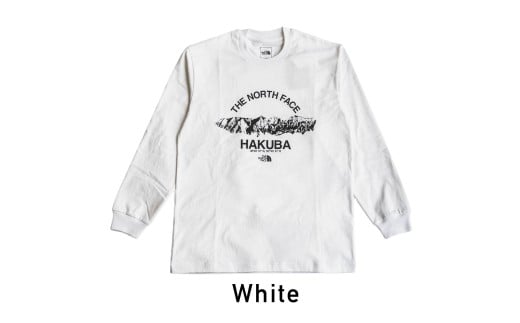 THE NORTH FACE「白馬三山 Tシャツ」(2025)　ユニセックスXXL　ホワイト【P0550663_XXL_WH】