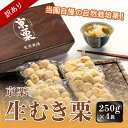 【ふるさと納税】≪選べる発送月・10～12月≫【訳あり】京栗生むき栗1kg（250g×4袋） 京都 綾部 丹波栗 自然栽培 京都府産 農家直送 国産 わけあり 訳アリ 無農薬 果物 フルーツ くり 栗