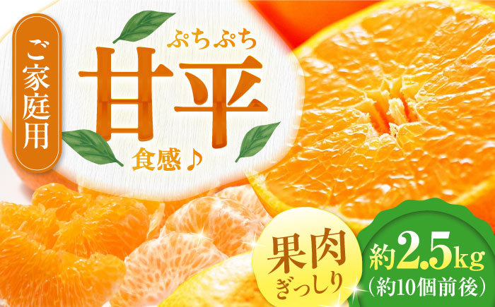 【先行予約】【2027年2月中旬から順次発送】甘平 約2.5kg 10個前後【ご家庭用】  愛媛県大洲市/西村農園 みかん ミカン えひめ かんぺい 柑橘 [AGDC004]
