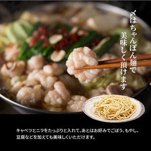 海千　博多もつ鍋食べ比べセット（醤油味・味噌味）_TKS0802