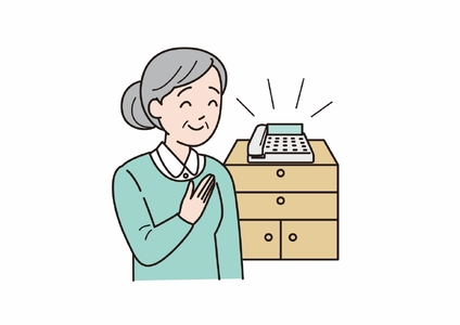 みまもりでんわサービス固定電話(12か月) 見守り 高齢者支援 親の見守り 高齢者ケア 一人暮らしサポート 毎日確認 自動音声 体調確認 郵便局 介護予防 【uj-BU006】【日本郵便】