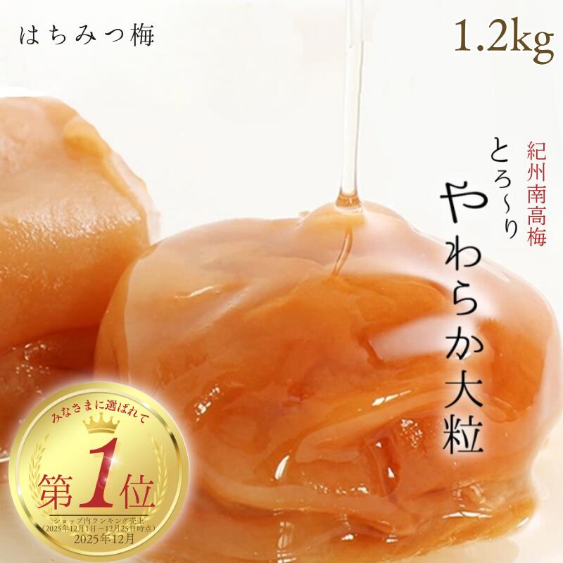 はちみつ梅干し1.4kg 紀州南高梅 和歌山県産[ご家庭用]