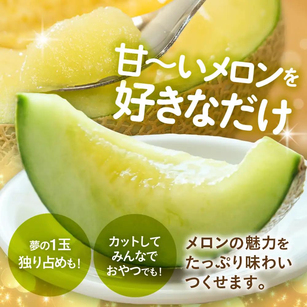 【先行予約】イエローキングメロン 4～6玉 メロン 