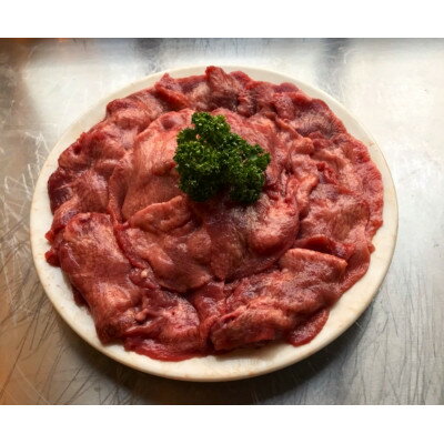 【ふるさと納税】牛タン2mmスライス　塩味500g　3～4人前【配送不可地域：離島】【1608403】