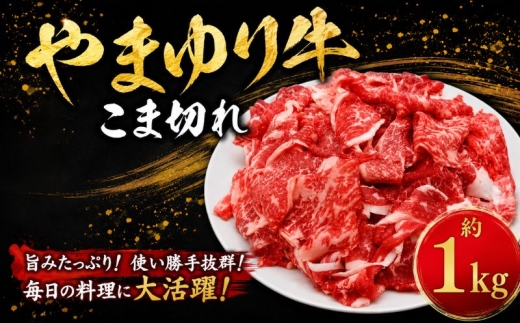やまゆり牛　小間切れ　約1000g ／ お肉 牛肉 ブランド牛 牛コマ 牛小間切れ お手軽 便利 国産 上質 やわらかい 神奈川県 No.861