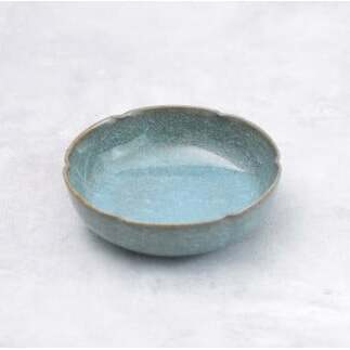 有田焼 貫入輪花深皿（14.5cm）2個セット【梶原大敬 茂正工房】食器 うつわ 器 青磁 多様鉢 作家 A30-536_イメージ2