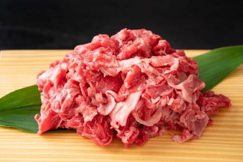 AA221.訳あり！博多和牛A4ランク以上切り落とし500g【博多和牛】