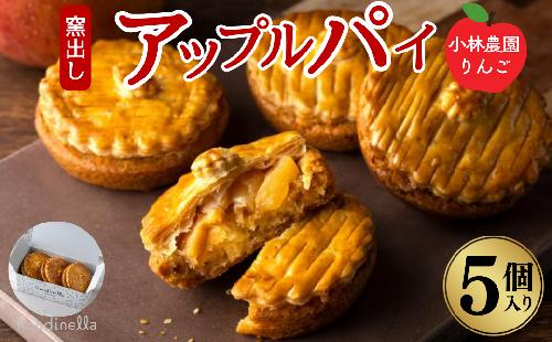 アップルパイ 【季節限定】小林農園りんごの窯出しアップルパイ5個入り お取り寄せ 絶品 焼菓子 ギフト 信州 長野