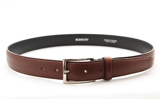attire FRENCH CALF BELT （Lサイズ）[KNA-1001L] (カラー：ダークブラウン)