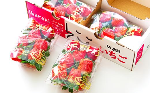 200茨城県産いちご「とちおとめ」2.2kg（2箱8パック）【2025年1月中旬頃～3月下旬頃発送予定】