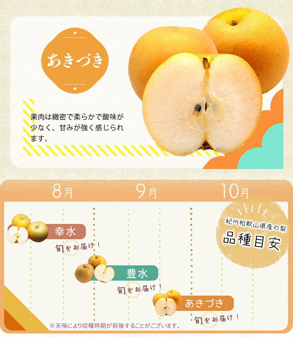 梨 約2kg 化粧箱入 紀州和歌山 かつらぎ産【2025年8月下旬以降発送予定】【UT103】【uot788】