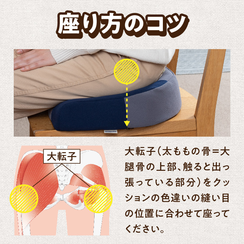 ディープ6　股関節ケア用クッション 股関節 ケア用 クッション 選べる カラー 股関節ケア ディープシックス インナーマッスル コリほぐし 筋肉ほぐし テレビ見ながら 丸菱工業株式会社 お取り寄せ 愛