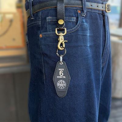 ふるさと納税 ひたちなか市 ラフテール【栃木レザー製牛革使用　モーテルキーホルダー】ブラック×シルバー |  | 03