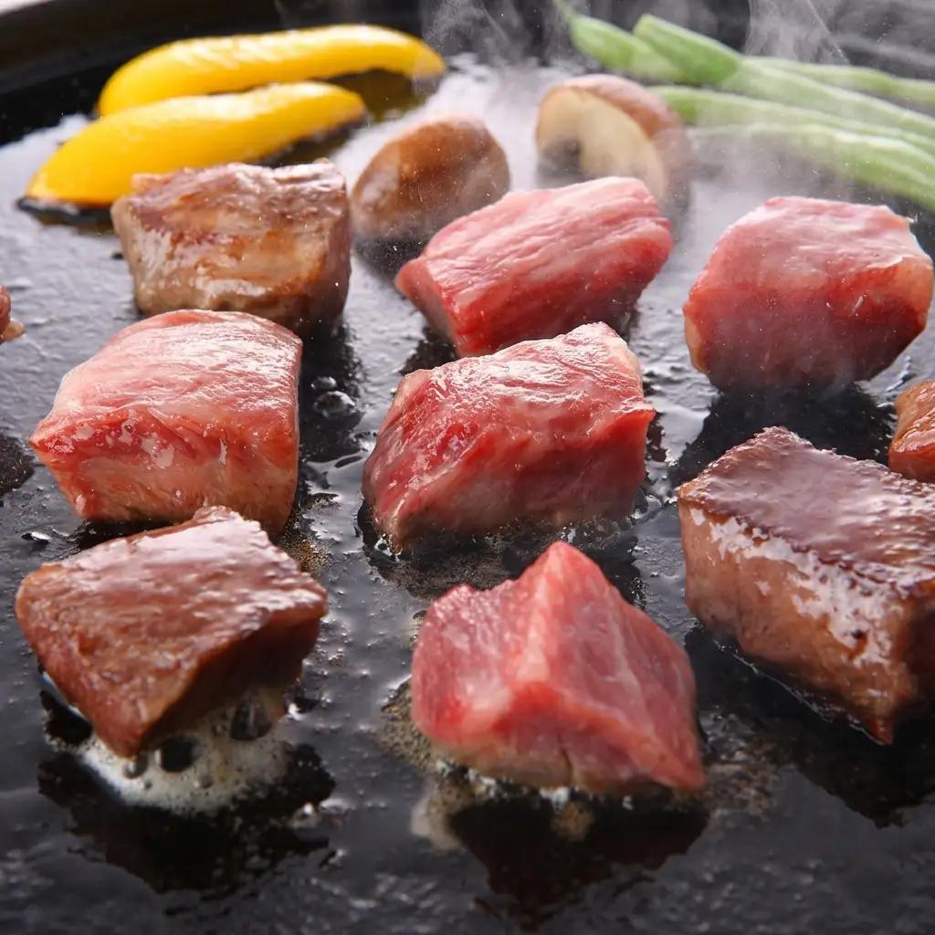 牛肉 淡路牛 サイコロステーキ 400g 牛肉