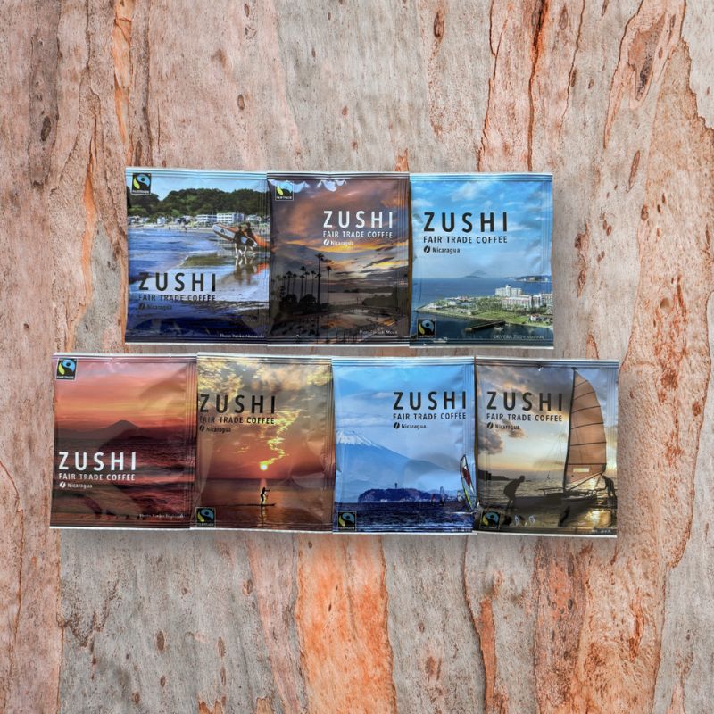 【ふるさと納税】ZUSHI x ZUKAI COFFEE / コーヒー / フェアトレード / ドリップ5個セット × 4個