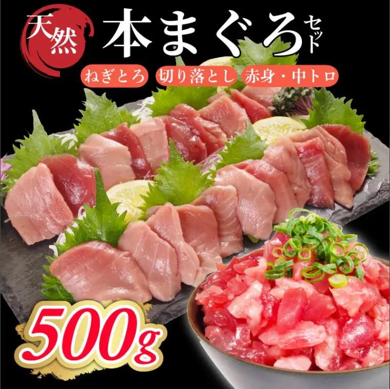 天然本マグロセット 500g(100g×5P） まぐろ ネギトロ
