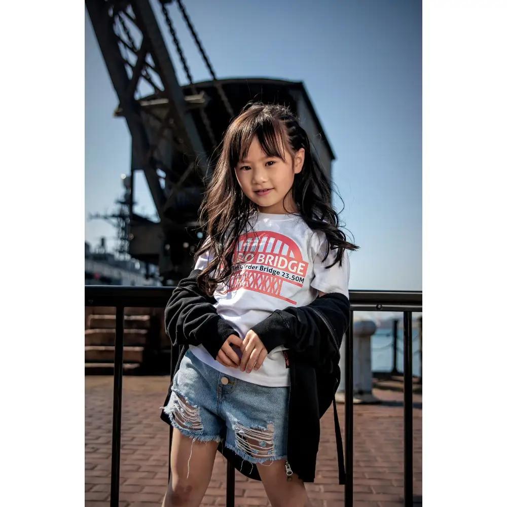 ON DO BRIDGEオリジナル TシャツSET KIDS 【Aセット】 110サイズ オリジナル セット 半袖 綿100％ サコッシュ キャンパス地 ステッカー KIDS 子供用  大人用 メンズ