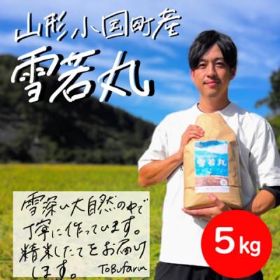 ふるさと納税 小国町 令和7年産米　山形県小国町産雪若丸　精米5kg　(有)東部開発