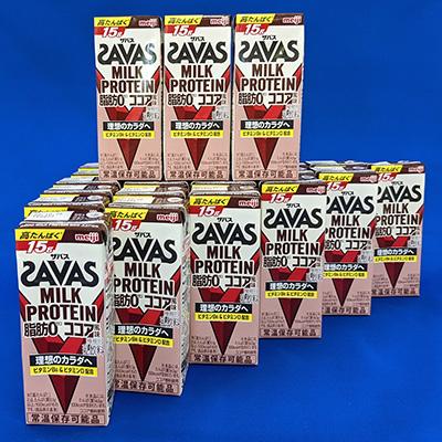 ふるさと納税 京田辺市 【毎月定期便】ザバスMILK　PROTEIN　脂肪0　ココア風味　200ml×24本　全3回 |  | 01