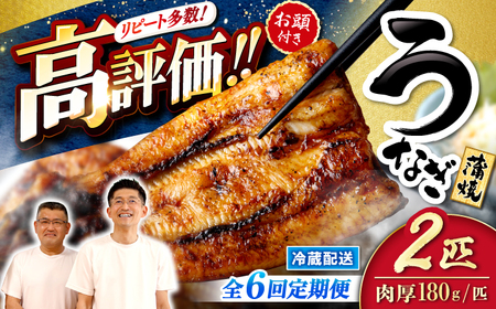 6回定期便 国産 うなぎ 3尾 CCA021 海鮮 鰻 うなぎ 贈答 ギフト ウナギ