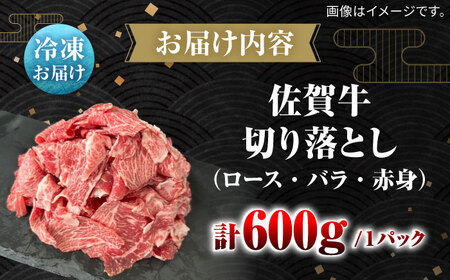 佐賀牛切り落とし600g（ロース・バラ・赤身） / 佐賀県 / 田中畜産牛肉店 [41ARAA009]