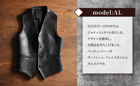 【Nappa Leather仕様】レザージャケット　[model:AL]　ジャケット 革 皮革 レザー 皮製品 レザー製品 シープスキン シープレザー メンズ パキスタン XL：ダークブラウン