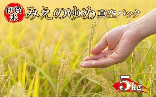
            特別栽培米 伊賀米みえのゆめ 真空パック 5kg
          