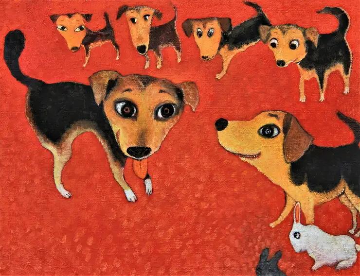 アーティストが『愛しいペットのポートレート』描きます 6号サイズ 410×318mm (縦横対応）【アート F6号サイズ　油絵 横井山泰 美術 作家 410×318mm 神奈川県 小田原市 ペット ペット】