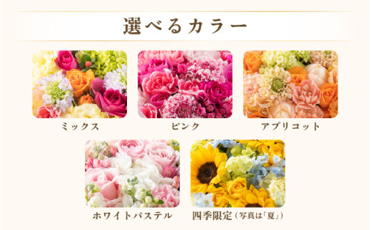 気分を変える花ギフト Doris(アレンジメント・ピンク) [aw062-b002_03]