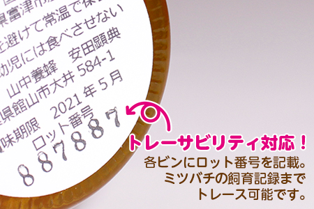 【自然のまま】遠山ブルーベリー農園産ハチミツ300g