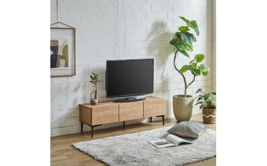 テレビボード 【フィスバ 120 ローボード】 ナチュラル