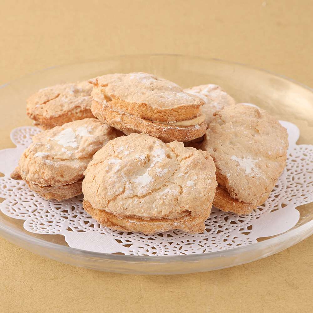 フランス発祥焼き菓子 ダックワーズ（５個入）スイーツ お菓子 デザート おやつ 洋菓子 ポミエ 焼き菓子 美味しい 食感 サクサク しっとり 差し入れ 個包装 菓子折り 高級感 お祝い【R00841】