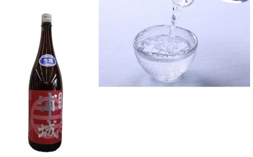 【生酒】純米吟醸無濾過原酒「赤浦城」720ml×1