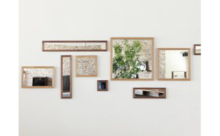 ORLO Wall Mirror 21126 walnut