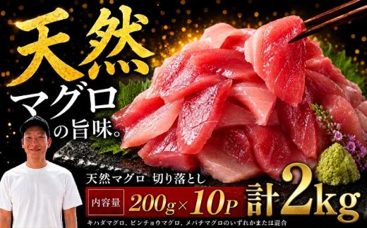 天然マグロ切り落とし 200g×10P│天然マグロ 切り落とし 刺身 マグロ丼 冷凍 高知県 ふるさと納税 キハダマグロ ビンチョウマグロ メバチマグロ 海鮮 お取り寄せ グルメ 時短 簡単調理 解凍するだけ 一口サイズ 手巻き寿司 具材 ユッケ カルパッチョ 漬け丼 おかず おつまみ ギフト 贈答 贅沢 人気 おすすめ 産地直送 新鮮 晩酌 魚介